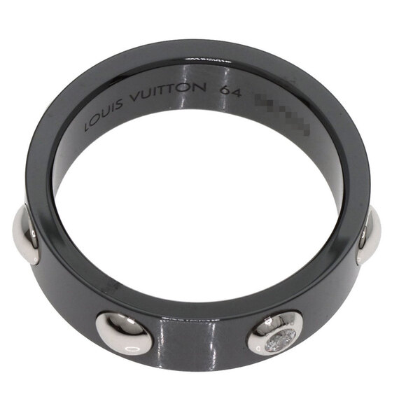 LOUIS VUITTON Silver Diamond Ring - Picture 4 of 8